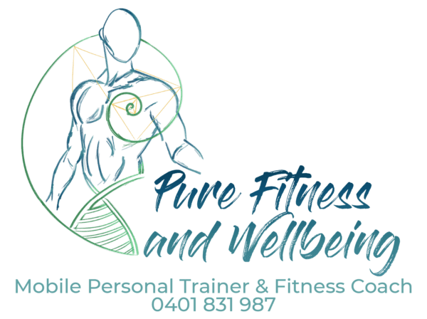 Pure fitness and wellbeing logo