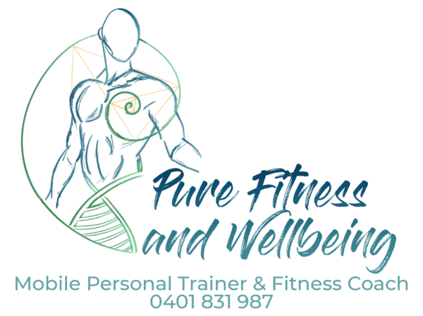 Pure fitness and wellbeing logo